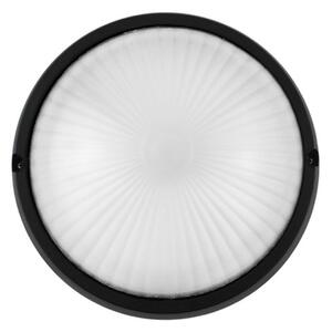 Plafoniera E27 IP54 Nera Ø258mm