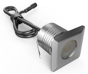 Faretto LED 3W IP68 per Piscine e Fontane Quadrato Professional Colore Bianco Naturale 4.000K