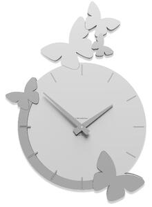 CalleaDesign Orologio Farfalle color bianco e grigio