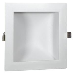 Faro LED da incasso Quadrato Luce INDIRETTA 20W Foro 155x155mm Colore Bianco Caldo 3.000K