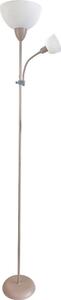 Rabalux 74103 - Lampada da terra ACTION PRO 1xE27/60W/230V + 1xE14/25W beige