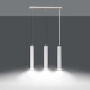 Lampadario a Sospensione in Acciaio 3xGU10 LUNA 3 da interno