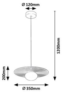 Rabalux 72461 - Lampadario a cavo GLOWBELLS 1xG9/25W/230V