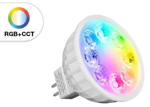 Faretto LED MR16 4W RGB+CCT Dimmerabile 12V dc Colore RGB+CCT