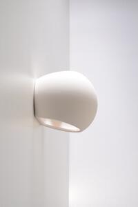 Applique da Parete in Gesso-Ceramico GLOBE E27 Pitturabile da interno