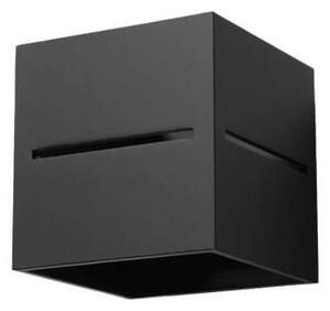 Applique da Parete in Alluminio LOBO G9 Nera Bidirezionale da interno