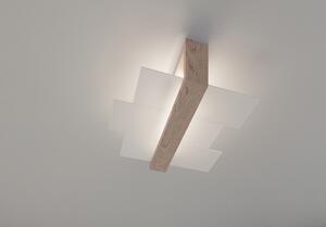 Plafoniera da Soffitto Legno Naturale 2xE27 FENIKS 2 da Interno