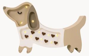 Lampada a LED per cameretta dei bambini fatta a mano con funzione timer e telecomando Puppy, luce regolabile