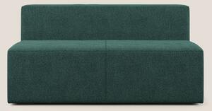 Nettuno modulo centrale maxi in morbido tessuto bouclè T07 verde