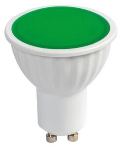 Faretto LED GU10 5W Verde Colore Verde
