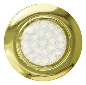 Faro da incasso LED 220V 4W IP44 foro ø56mm - 60mm Dorato Colore Bianco Naturale 4.200K