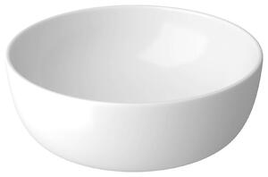 Cersanit Moduo - Lavabo da appoggio, diametro 40 cm, senza troppopieno, bianco K116-048