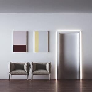Cornice Pitturabile per Illuminazione Segnapasso per Strisce LED - 2m Variante Lunghezza 2 Metri