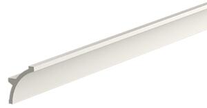 Cornice Pitturabile Stondata per parete per Strisce LED - 2m Variante Lunghezza 2 Metri