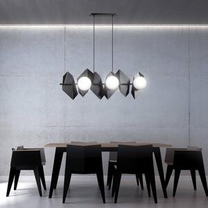 Lampadario a Sospensione DRIFTON 6 BLACK e WHITE Colore Nero