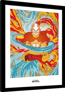 Quadro Avatar - Aang Avatar State, Poster Incorniciato