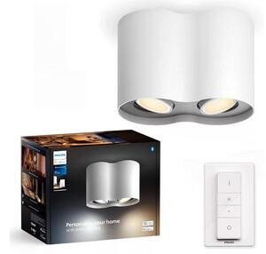 Philips - Faretto LED dimmerabile Hue PILLAR 2xGU10/4,2W/230V + +TC bianco