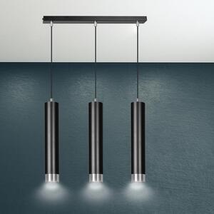 Lampadario a sospensione KIBO 3 BLACK e WHITE