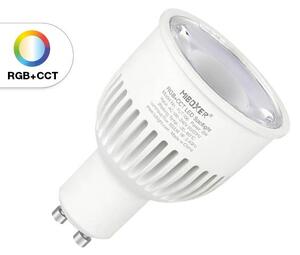 Faretto LED GU10 6W RGB+CCT Dimmerabile Sincronizzazione Automatica Colore RGB+CCT