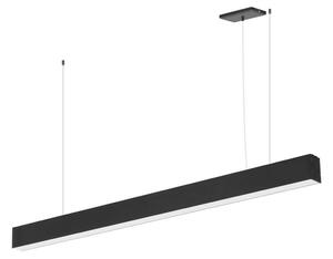 Lampada Lineare LED a Sospensione 42W 120cm Nera con driver Philips