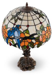 Brilagi - Lampada da tavolo Tiffany in vetro colorato JUNGLE 1xE27/60W/230V