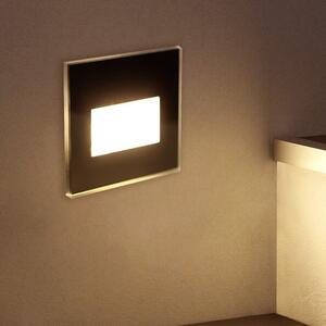 Segnapasso LED per Scatola 503 3.5W IP65 Nero - Antiabbagliamento Colore Bianco Naturale 4.200K