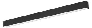Lampada Lineare LED da Soffitto 42W 120cm Nera con driver Philips