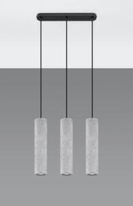 Lampadario a Sospensione in Cemento Leggero 3xGU10 LUVO 3 da interno