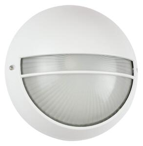 Plafoniera da Esterno E27 Bianca IP54 Ø258mm mod. Palpebra Colore Bianco