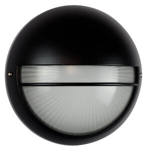 Plafoniera da Esterno E27 Nera IP54 Ø258mm mod. Palpebra Colore Nero
