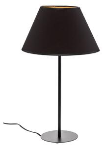 Lampada da tavolo Soho, cono altezza 56cm nero/oro