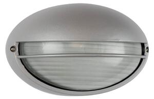 Plafoniera E27 IP54 Grigia 214x142mm mod. Palpebra Colore Grigio