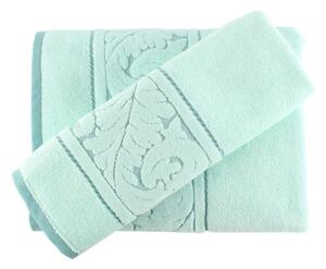 Set di asciugamani e teli da bagno in cotone verde menta - Foutastic