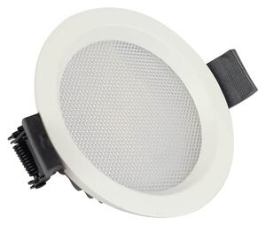 Faro LED incasso 10W foro ø85 UGR19 110lm/W - Dimmerabile Colore Bianco Caldo 2.700K