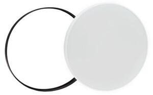 Plafoniera LED 32W IP54 Bianco Variabile CCT Ø380mm Doppia Cornice