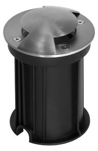 Faretto Carrabile Bidirezione GU10 IP67 - INOX con Doppio Pressacavo