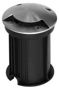 Faretto Carrabile Monodirezione GU10 IP67 - INOX con Doppio Pressacavo
