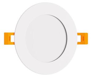 Pannello LED Rotondo 8W 800lm Foro Ø105-110mm Osram chip LED Colore Bianco Caldo 3.000K
