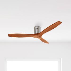 LEDS-C4 Ventilatore da soffitto Stem con pale in legno, legno scuro, Legno scuro, Soggiorno / Sala da pranzo, Legno, Moderno