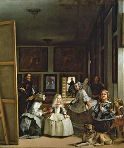 Riproduzione Las Meninas or The Family of Philip Iv, Diego Velázquez