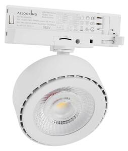 Faro LED 36W Slim per Binario Trifase Orientabile 60° Bianco CCT Bianco Variabile Colore Bianco Variabile CCT