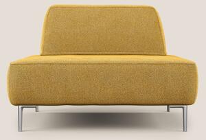 Newton poltrona modulare con schienali movibili T07 giallo