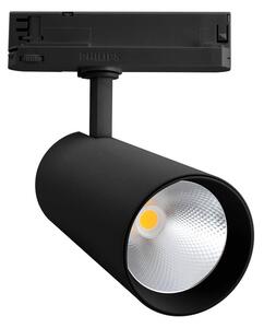 Faro LED 42W per Binario Trifase 38°+60° Nero PHILIPS Xitanium CRI92 Colore Bianco Naturale 4.000K