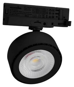 Faro LED 36W Slim per Binario Trifase Orientabile 60° Nero 3CCT Bianco Variabile Colore Bianco Variabile CCT