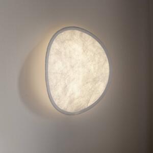 New Works Applique a LED Tense, bianco / bianco, Ø 35 cm, pile