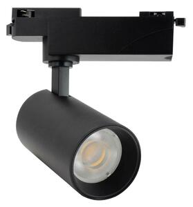Faro LED 30W Monofase Nero 60° CRI92 no-Flickering - BRIDGELUX LED Colore Bianco Naturale 4.000K