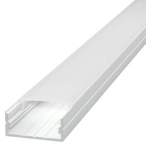 Profilo Slim per Doppia striscia LED 1m e 2m - BIANCO Variante Lunghezza Profilo 1 metro