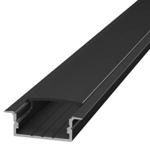 Profilo Incasso per Doppia Striscia LED 1m e 2m - NERO Variante Lunghezza Profilo 1 metro