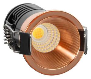 Faretto LED Incasso 5W Foro Ø35mm 3CCT - CRI92 Oro Rosa UGR11 Colore Bianco Variabile CCT