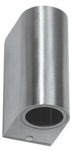 Applique da Esterno Bidirezione IP65 GU10 Stondata - Inox